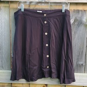 Maurices Button Skirt